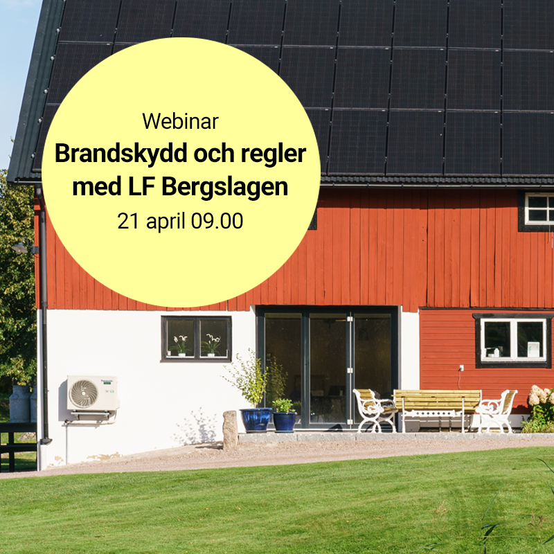 I detta webinar går Niklas Adolfsson från Länsförsäkringar Bergslagen igenom vad som gäller kring placering, brandskydd och riskbedömning – och vad försäkringsbolag kommer att kräva framåt.