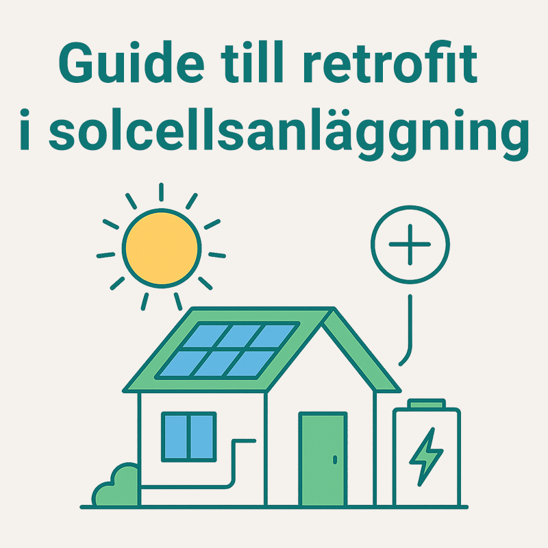 Guide till retrofit i solcellsanläggning