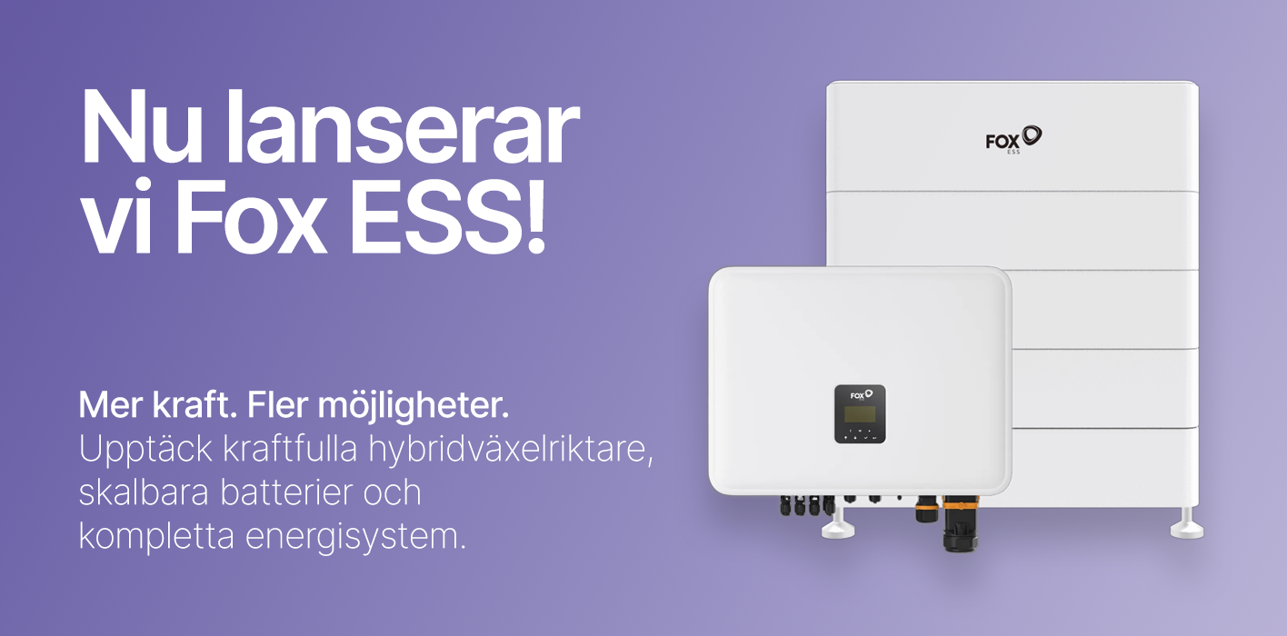 KP Energy lanserar Fox ESS med hybridväxelriktaren P3-S och det skalbara batterisystemet CQ6.6 för smart och effektiv energilagring.