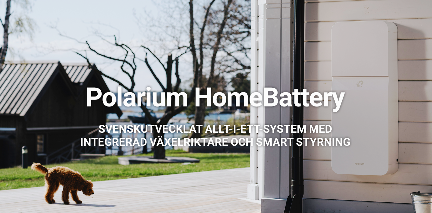 Svenskutvecklat Allt-I-Ett system med integrerad växelriktare och smart styrning Svenskutvecklat Allt-I-Ett system med integrerad växelriktare och smart styrning